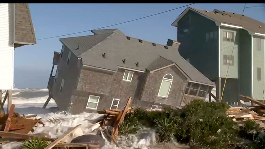 Click to enlarge imelda house washed away outer banks nc