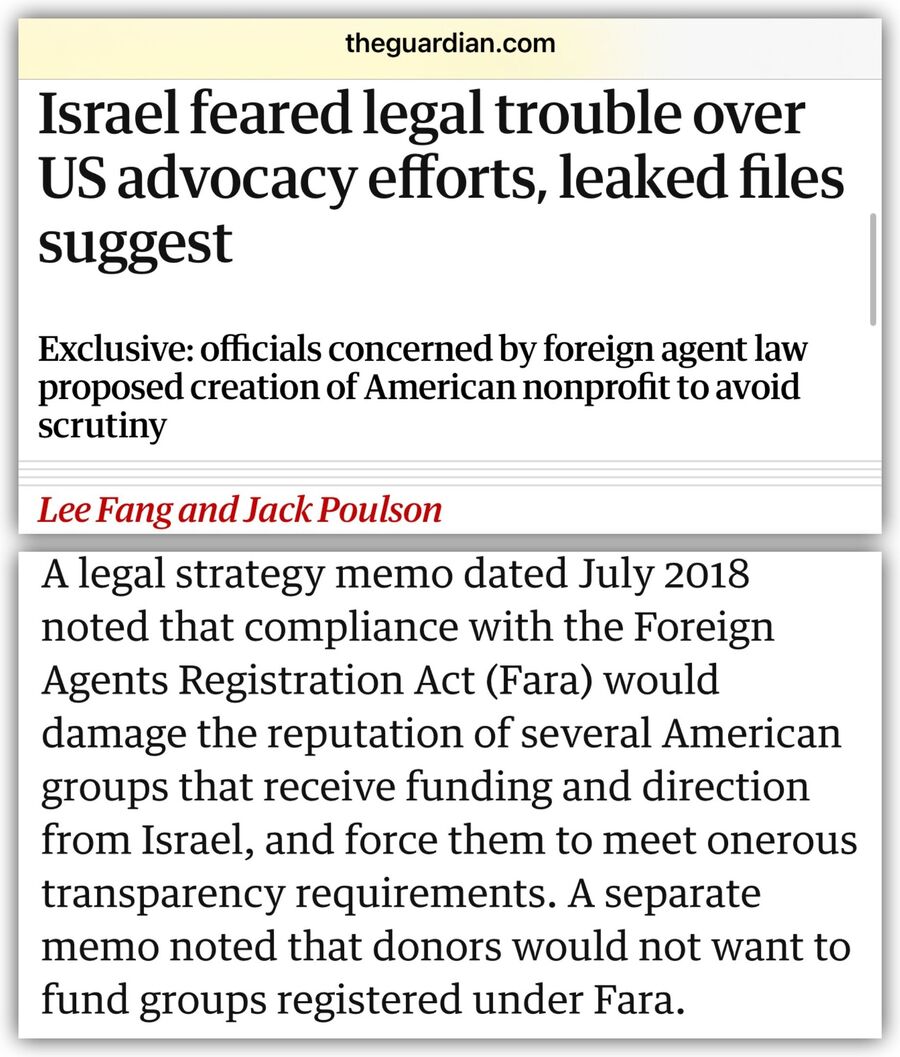 Click to enlarge israel lobby fara