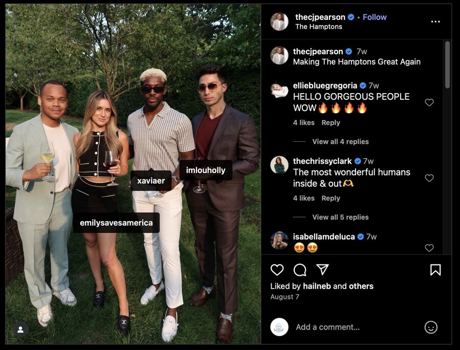 Click to enlarge hamptons influencers israel