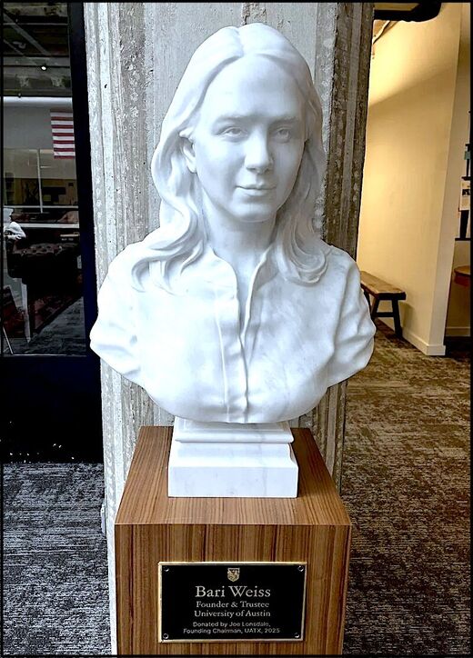 Bari Weiss statue