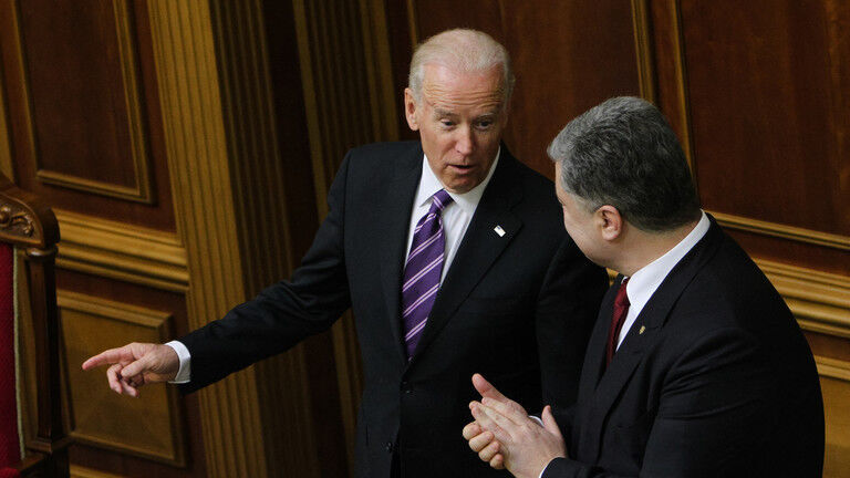 Biden and Poroshenko