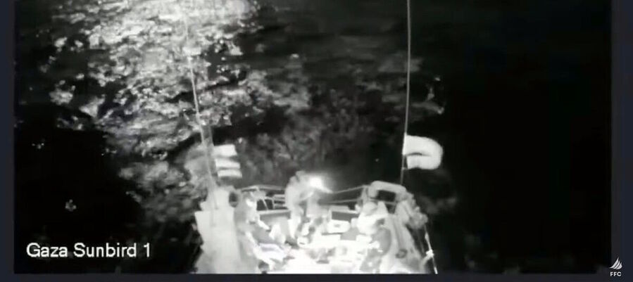 Thousand Madleens flotilla gaza sunbird idf intercept