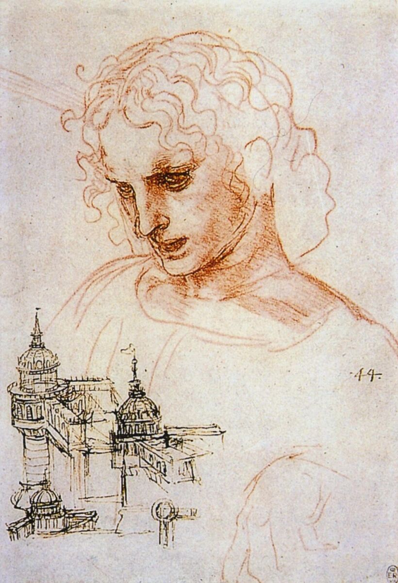 Click to enlarge da vinci sketches sforza castle secret tunnels