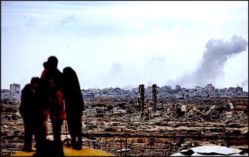Smoke from Gaza