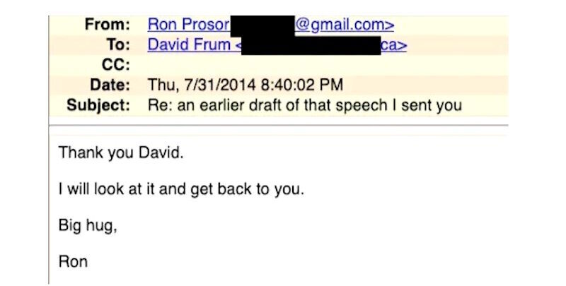 Click to enlarge frum proser speech israel email