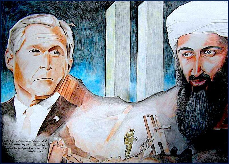 Click to enlarge Bush Bin Laden
