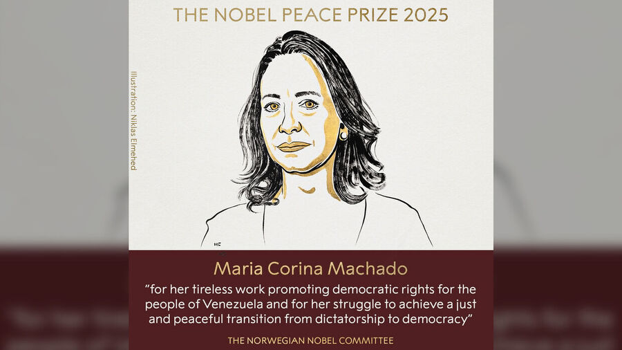 Click to enlarge María Corina Machado Nobel Peace Prize