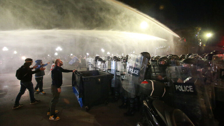 Protests in Tbilisi, Georgia