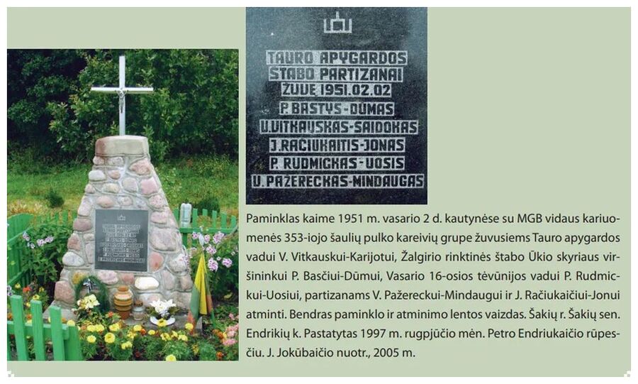 Click to enlarge Forest Brothers Monument