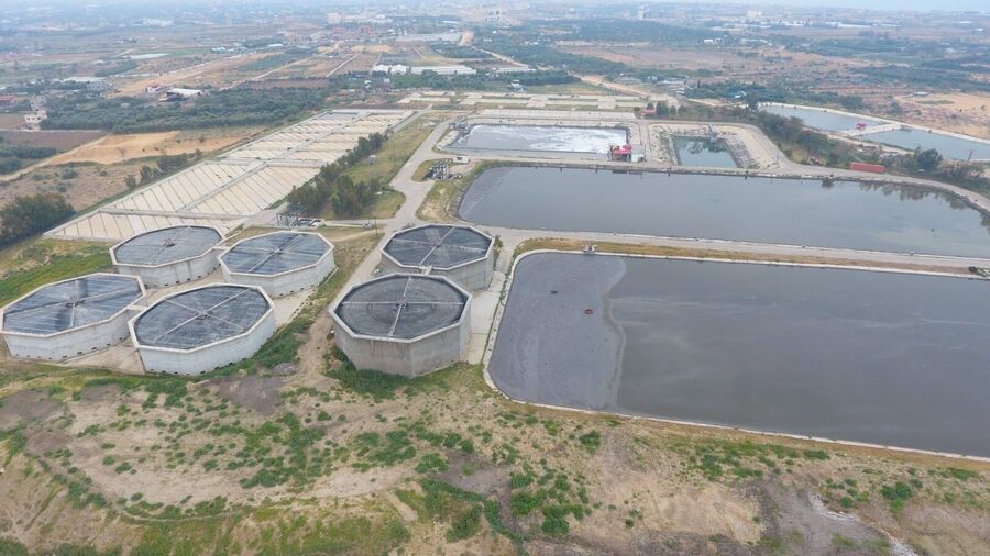 Click to enlarge sewage plant gaza