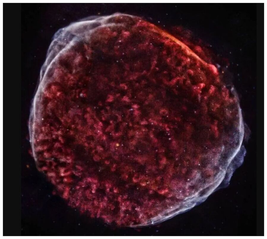 Click to enlarge nebula SNR G327.6+14.6