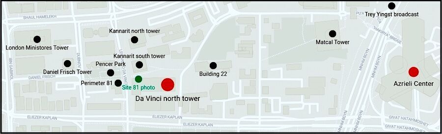 Click to enlarge Map w dots