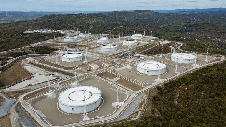 oil storage facility in Krasnodar Region, Russia