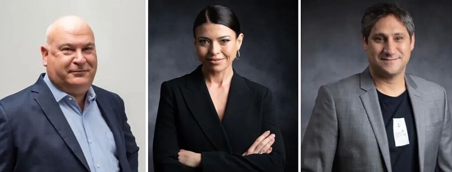 Click to enlarge Koios founders Israel qatar scandal Eli Ben-Meir Ella Tkach-Dreazen Ory Segev.