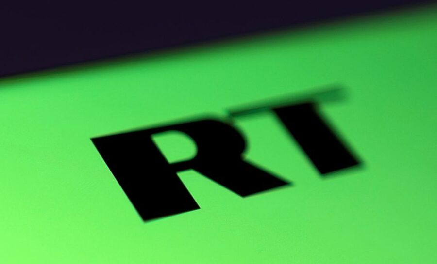 RT russia today logo media broadcaster