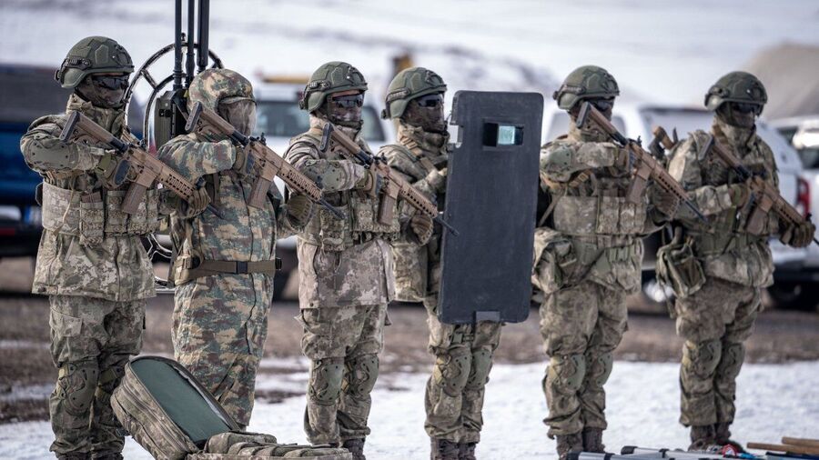 Turkish troops