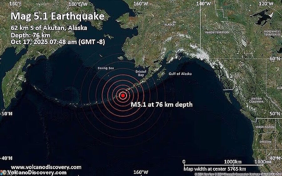 Click to enlarge earthquake alaska aleutians arc