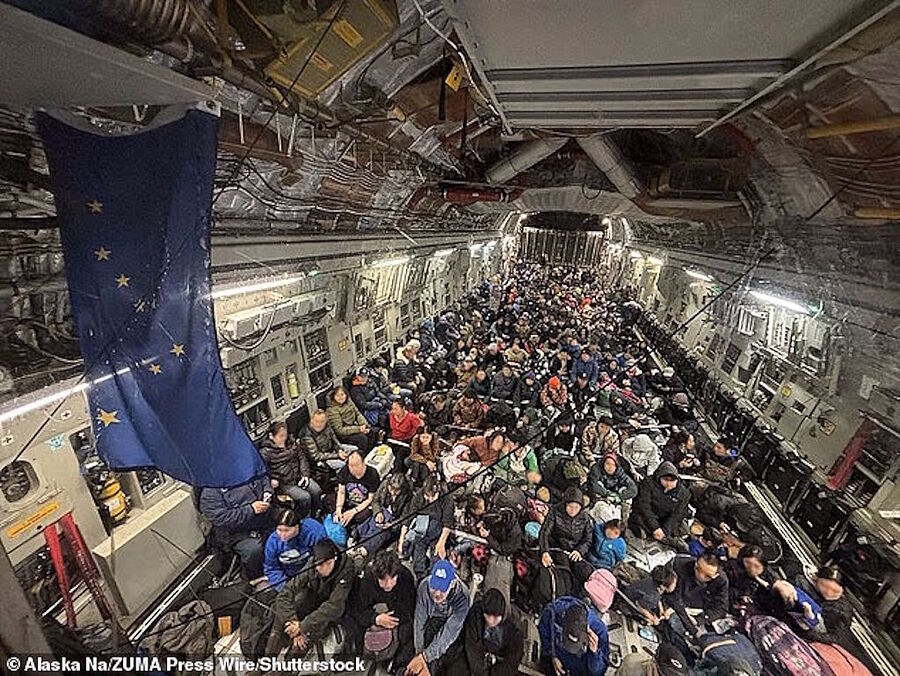 Click to enlarge evacuations floods alaska aleutians