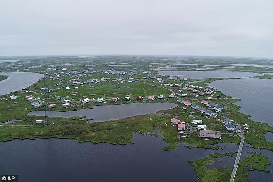 Click to enlarge Kipnuk before typhoon alaska aleutians