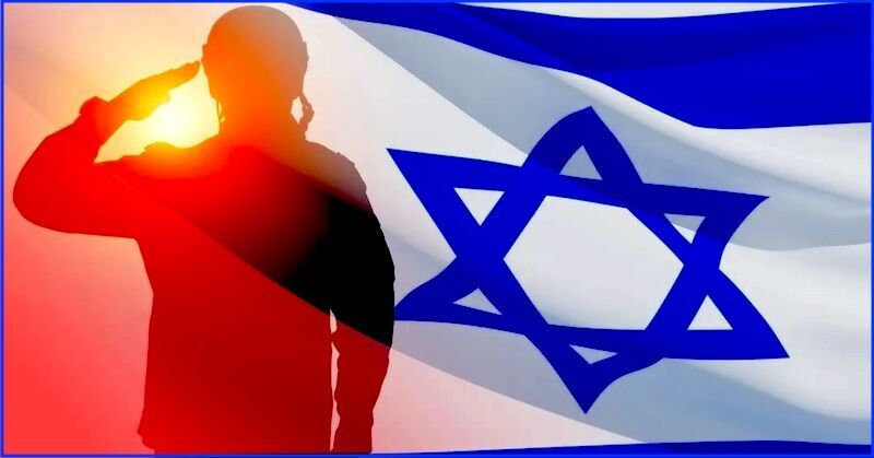 Click to enlarge Israel flag saluter