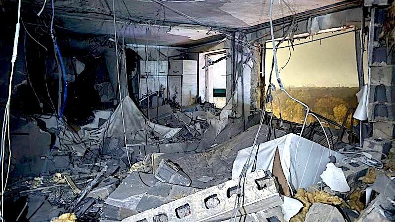 Click to enlarge inside damage