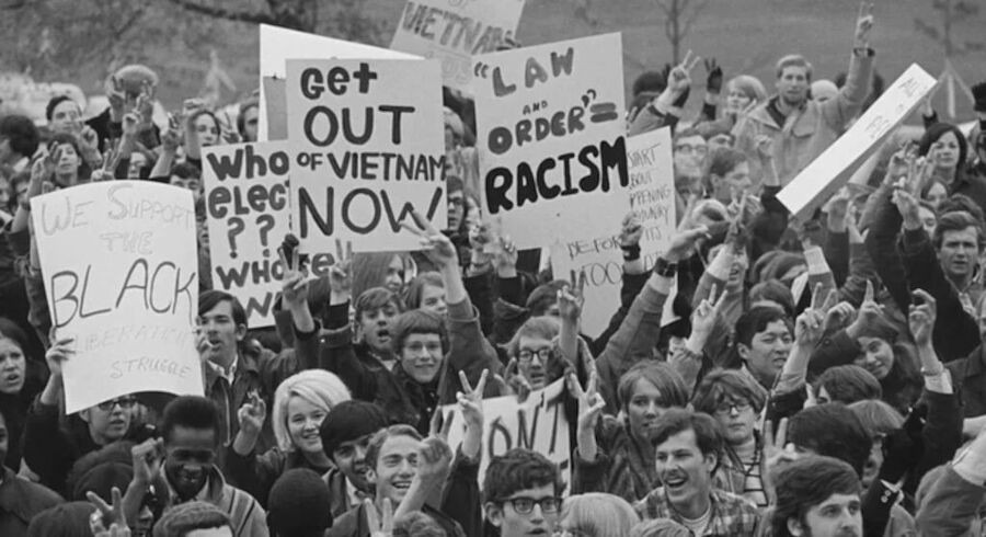 Click to enlarge counter culture rebellion protest vietnam war 1960s