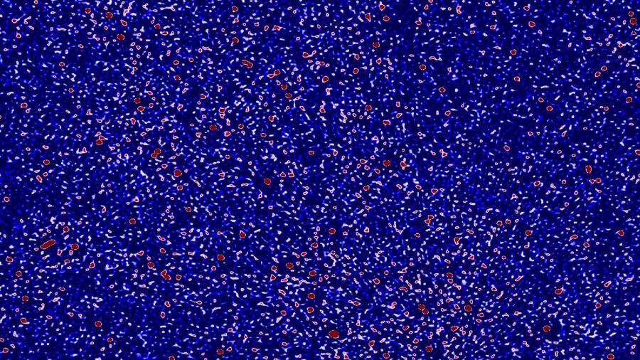 early universe map radio waves
