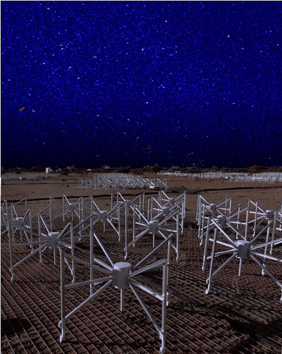 Click to enlarge Murchison Widefield Array radio telescope