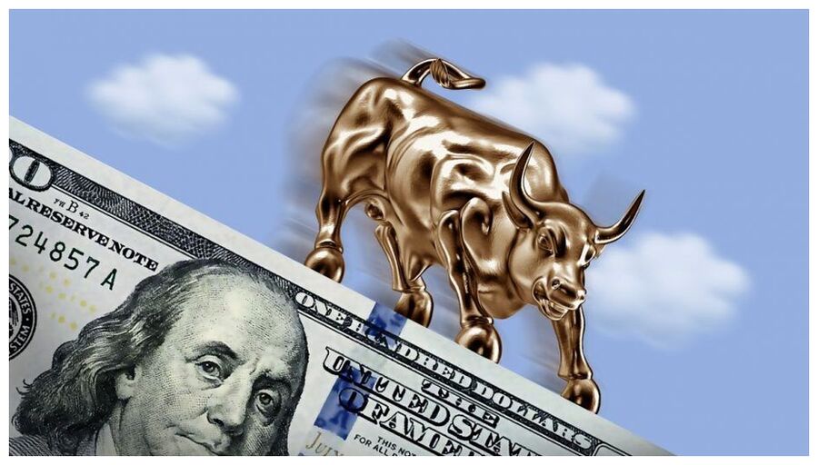 Click to enlarge Bull on Dollar