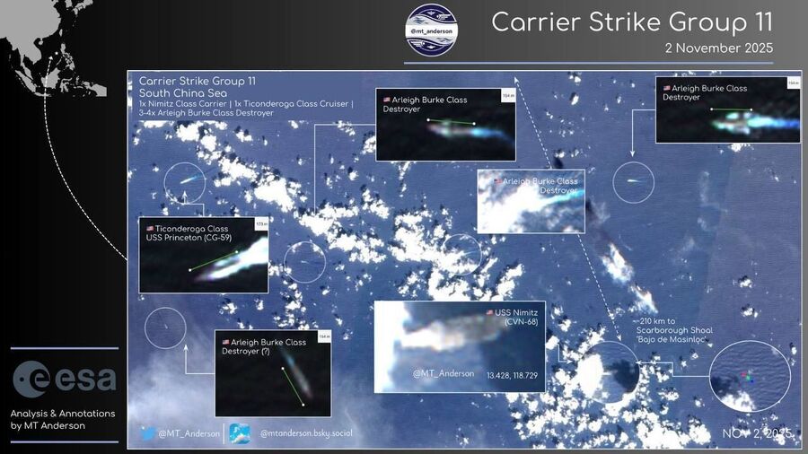 us warships south china sea
