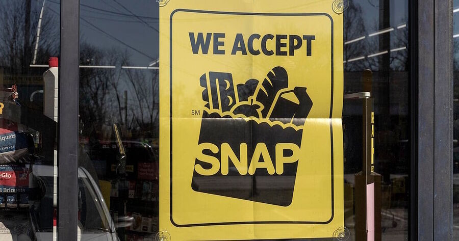 Click to enlarge snap food benefit sign grocery
