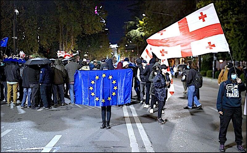 Tbilisi, Georgia protest