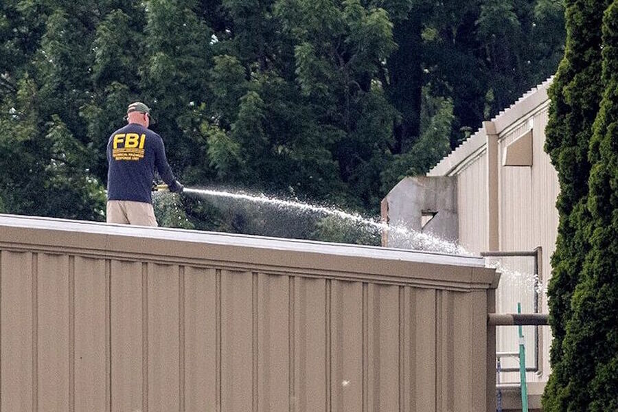 fbi hose down roof thomas crooks buck county assassination