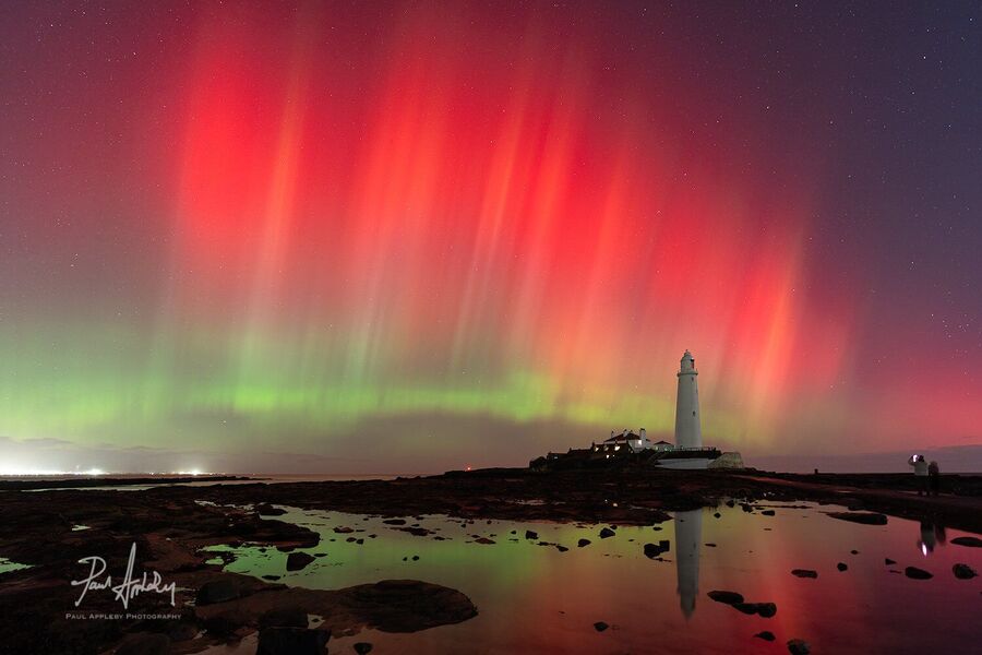 Click to enlarge auroras england november 2025