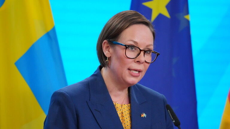 Click to enlarge Swedish Foreign Minister Maria Malmer Stenergard