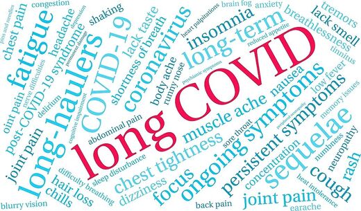 long covid key word graphic