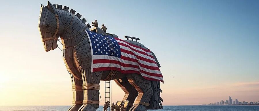 Click to enlarge maga trojan horse palantir