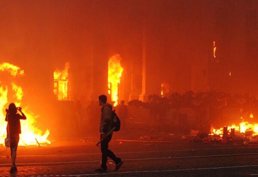 ukraine odessa trade union house murder azov neo nazis maidan coup