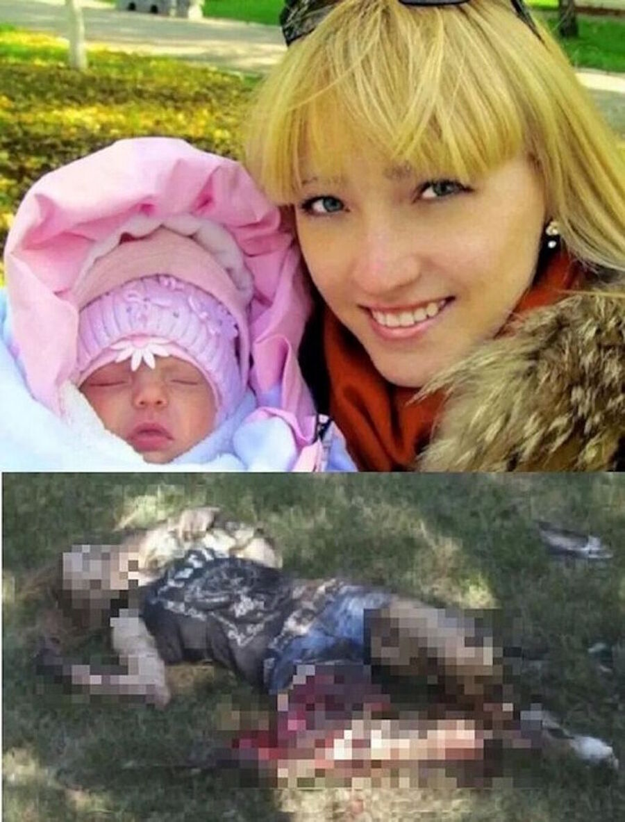 Madonna Gorlovka Kristina Zhuk donbass ukraine shelling
