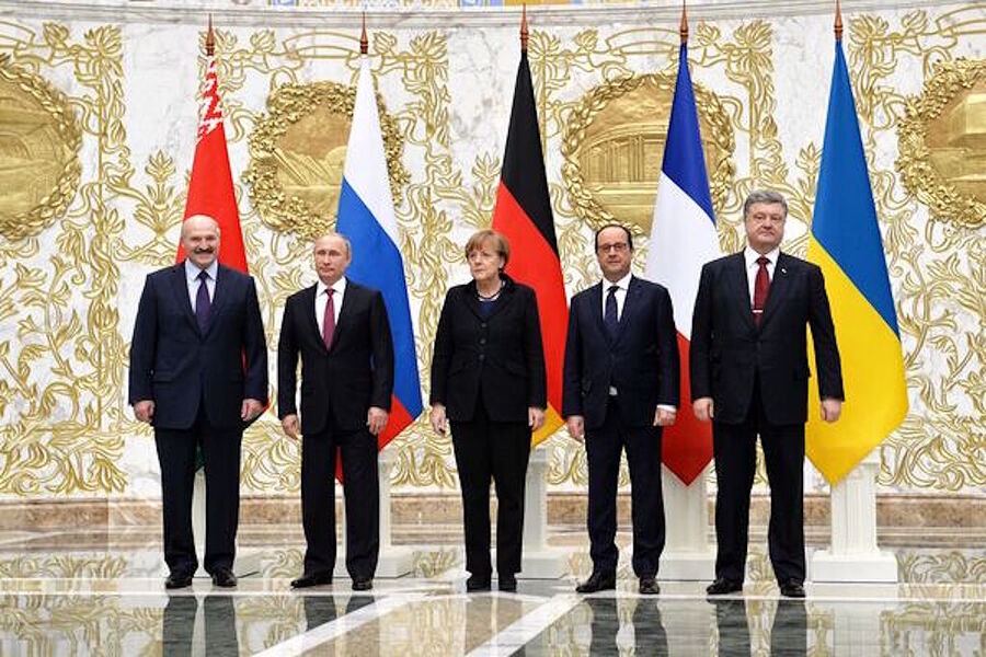 minsk one Lukashenko putin merkel hollande poroshenko