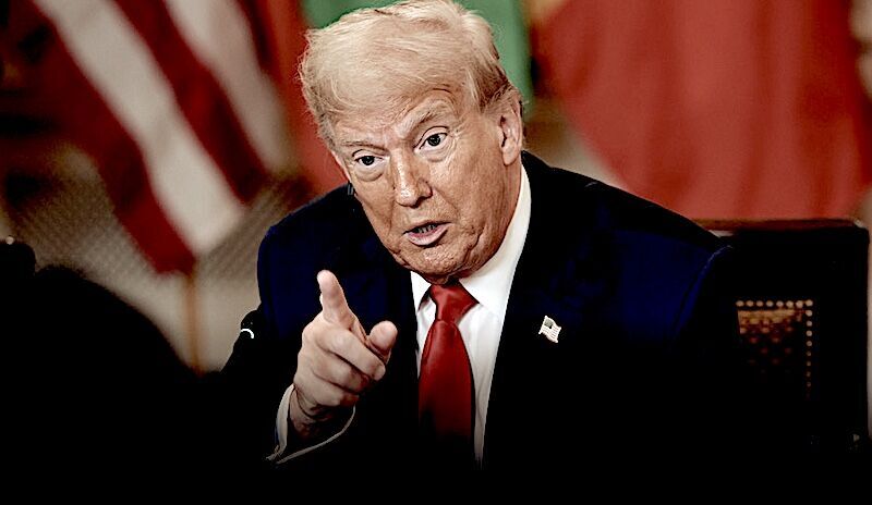 Trump and finger