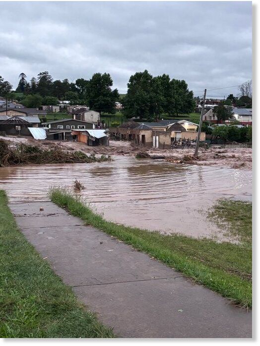 Click to enlarge Preliminary information suggests that several residential properties have sustained flood damage, and road infrastructure, including bridges, has been affected
