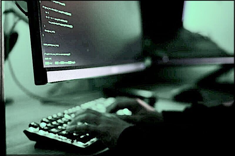 computer typing