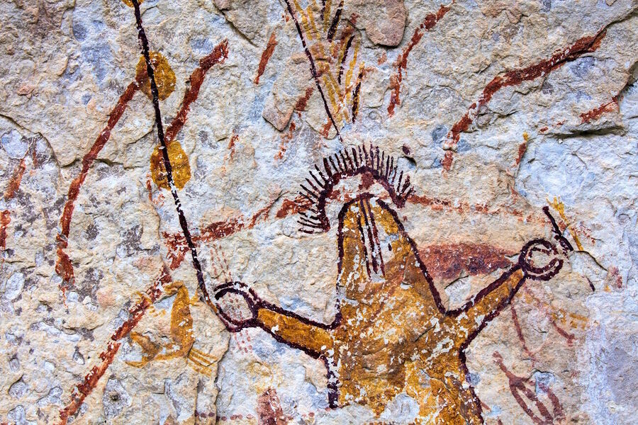 Pecos River rock art mesoamerica