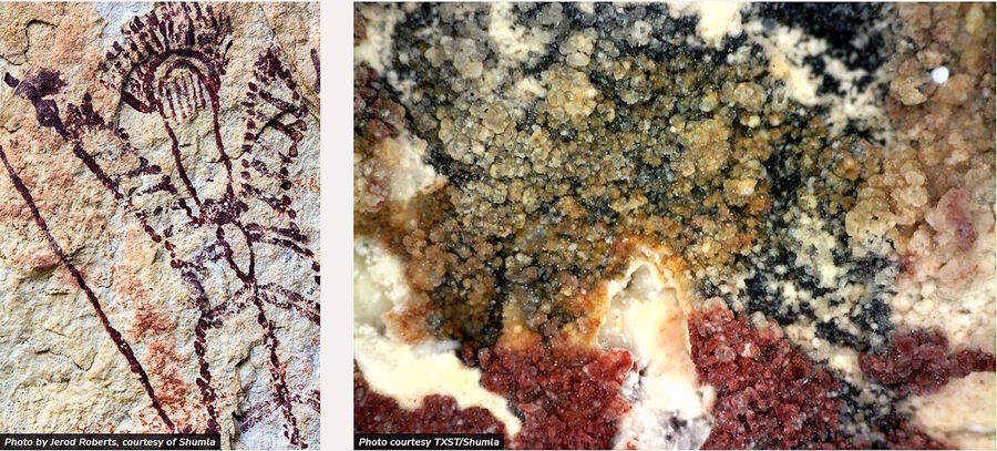 Click to enlarge rock art pecos river valley