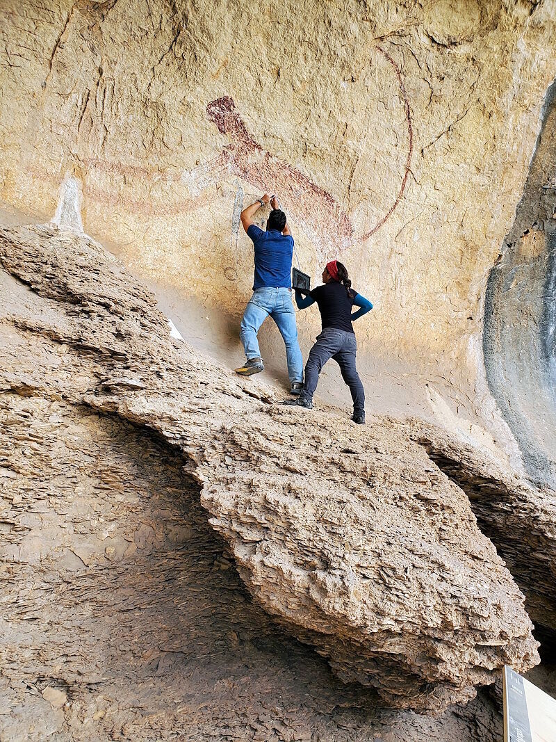 Click to enlarge rock art pecos river valley