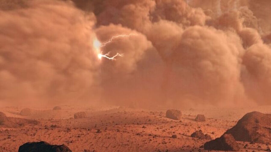 rover detect lightning mars
