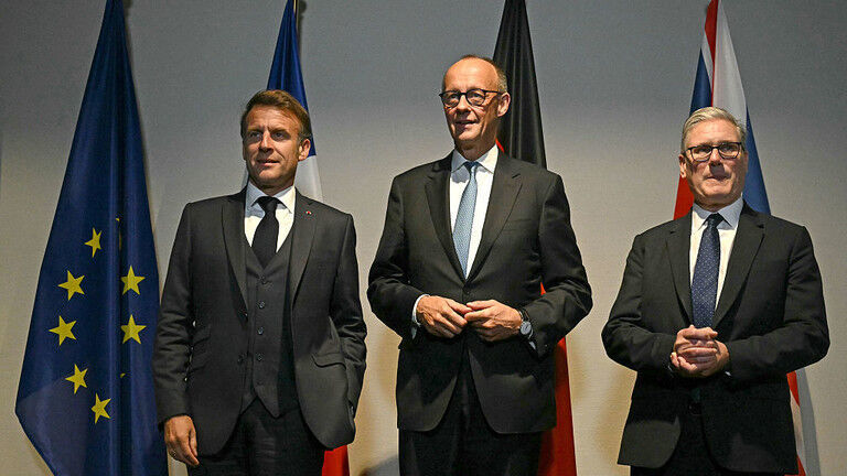 Click to enlarge Macron, Merz, Starmer