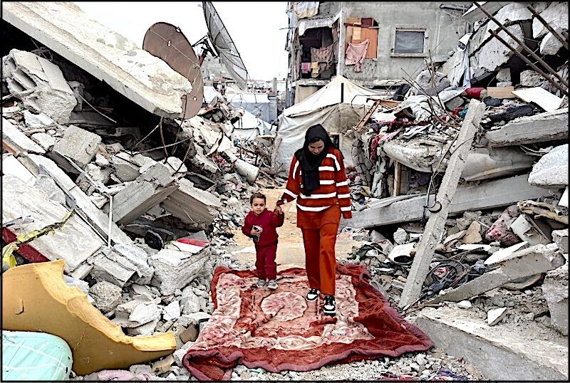 Click to enlarge walk in rubble