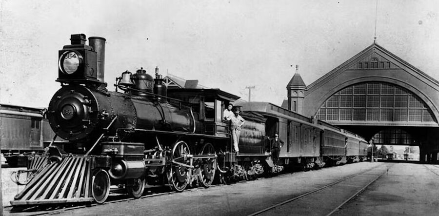 Click to enlarge Southern Pacific steam engine no. 1364